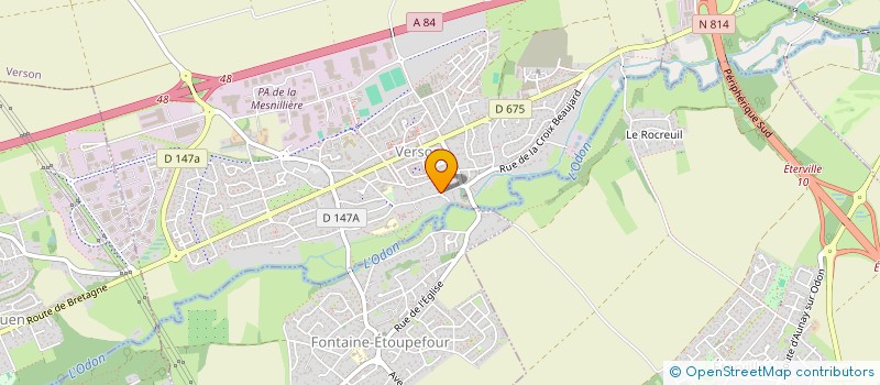 localisation de l'entreprise SCI BOURDON  VERSON