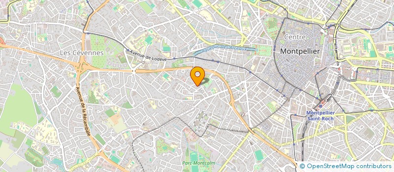 localisation de l'entreprise SCI BOURDON à MONTPELLIER
