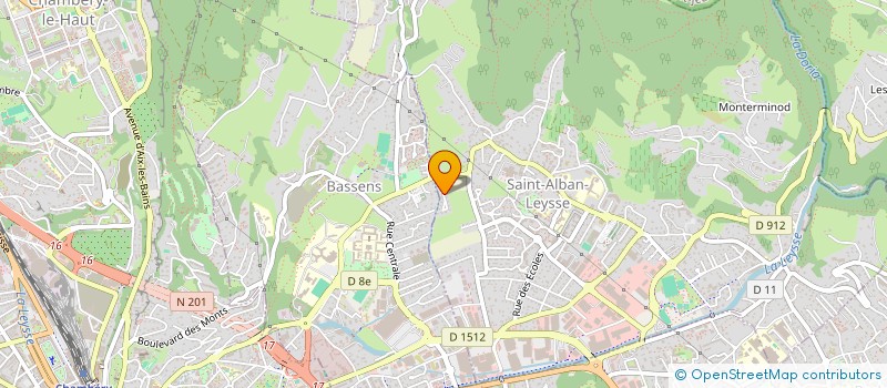 localisation de l'entreprise SCI BOURDON DMK  SAINT-ALBAN-LEYSSE