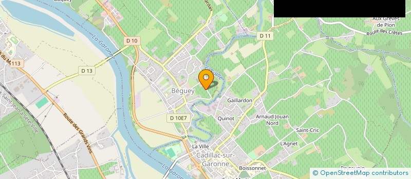 localisation de l'entreprise SCI BOURDON LA TOUR  BEGUEY