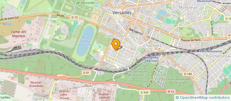 localisation de l'entreprise SCI BOURDONNAIS PROMOTION à VERSAILLES