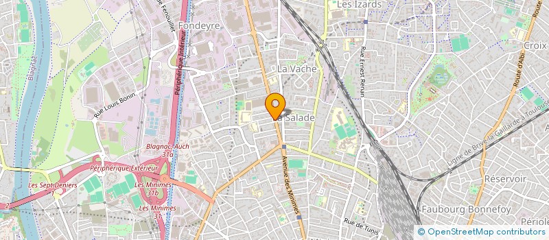 localisation de l'entreprise SCI BOURET 38 à TOULOUSE