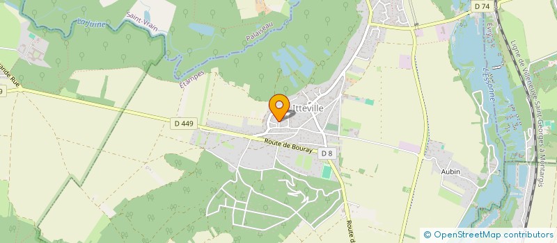 localisation de l'entreprise SCI BOURET BOURGOIN  ITTEVILLE