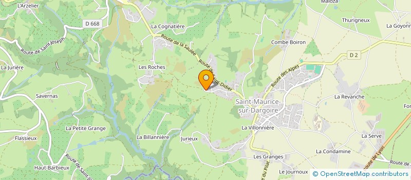 localisation de l'entreprise SCI BOURG  CHABANIERE