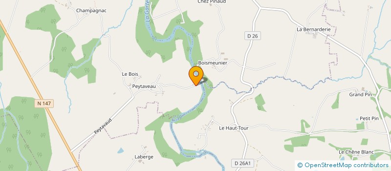 localisation de l'entreprise SCI BOURG ROY  VAL-D'OIRE-ET-GARTEMPE