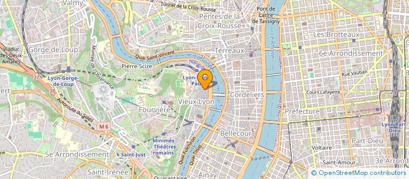 localisation de l'entreprise SCI BOURG & VAREY  LYON