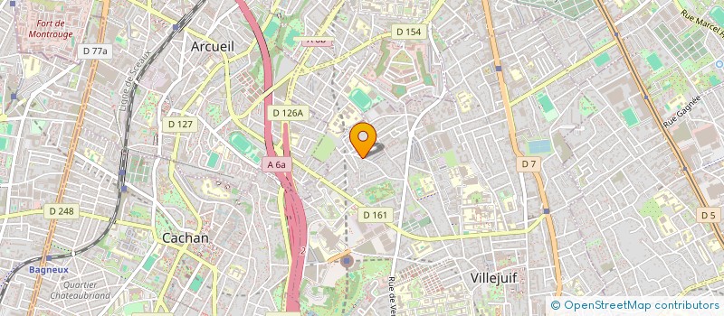 localisation de l'entreprise SCI BOURGAIN SOUQUET à VILLEJUIF