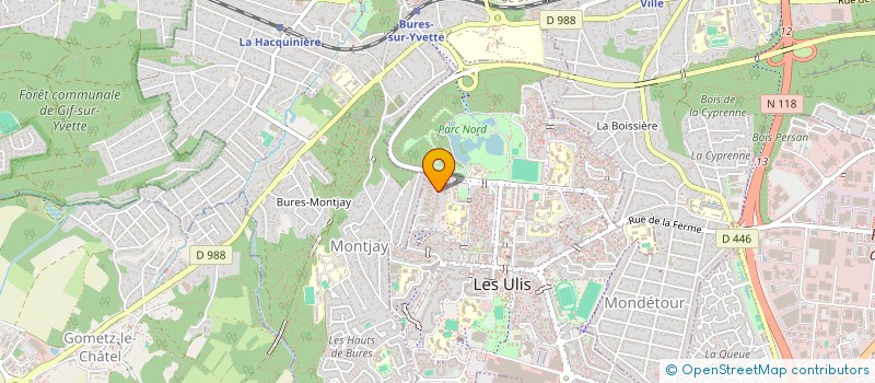 localisation de l'entreprise SCI BOURGEAT à LES ULIS