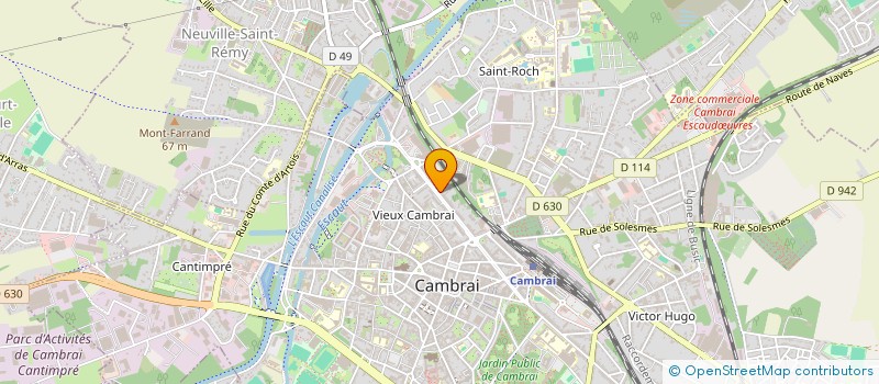 localisation de l'entreprise SCI BOURGELAT à CAMBRAI