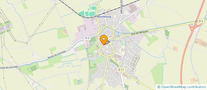 localisation de l'entreprise SCI BOURGELAT  BOURBOURG