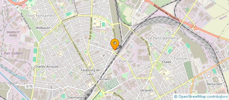 localisation de l'entreprise SCI BOURGEOIS  REIMS