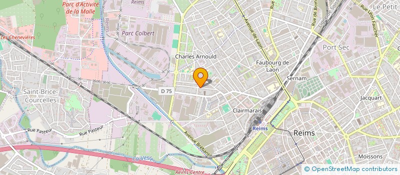 localisation de l'entreprise SCI BOURGEOIS  REIMS