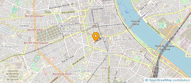 localisation de l'entreprise SCI BOURGEOIS  BORDEAUX