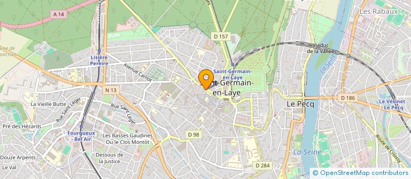 localisation de l'entreprise SCI BOURGEOIS-AVELLA  SAINT-GERMAIN-EN-LAYE