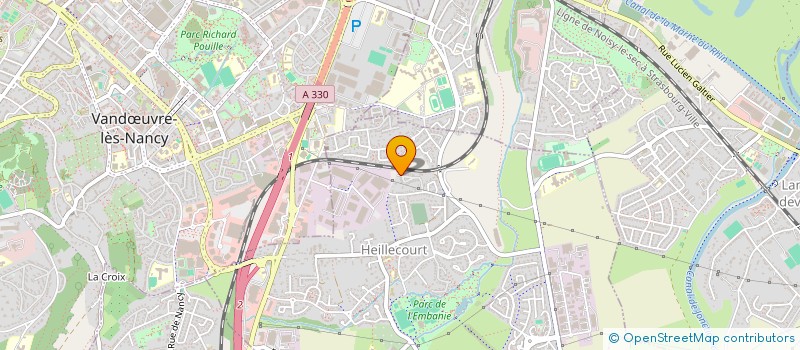 localisation de l'entreprise SCI BOURGEOIS-CHEVRESSON  HEILLECOURT