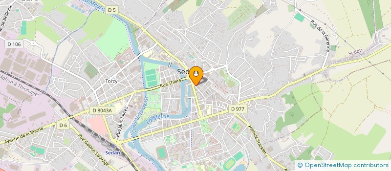 localisation de l'entreprise SCI BOURGEOIS GAMBETTA  SEDAN