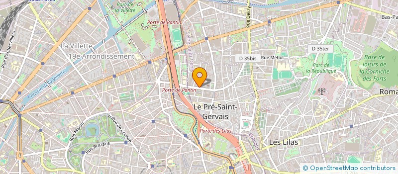 localisation de l'entreprise SCI BOURGEON à LE PRE-SAINT-GERVAIS