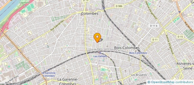 localisation de l'entreprise SCI BOURGEOT-GUILLEMIN à COLOMBES