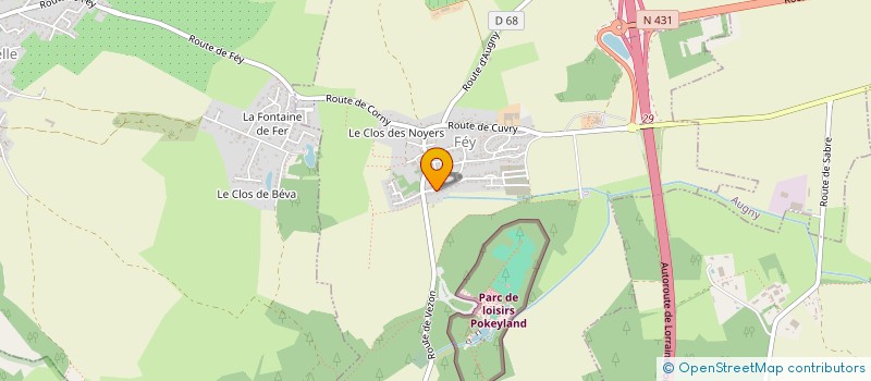 localisation de l'entreprise SCI BOURGER  FEY