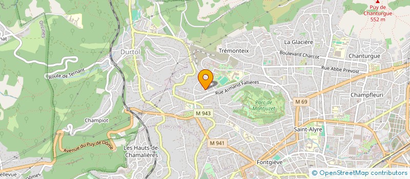 localisation de l'entreprise SCI BOURGES  CLERMONT-FERRAND