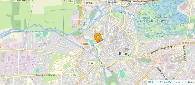 localisation de l'entreprise SCI BOURGES JURANVILLE  BOURGES