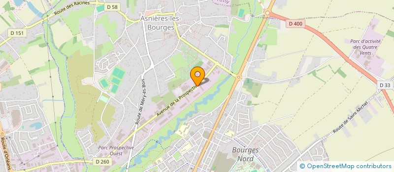 localisation de l'entreprise SCI BOURGES ZI  BOURGES