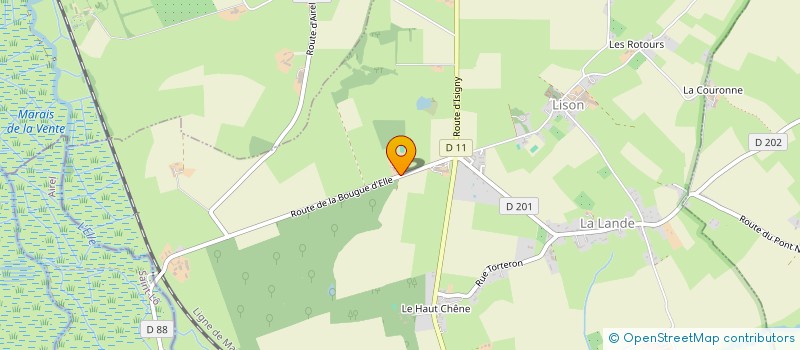 localisation de l'entreprise SCI BOURGET  LISON