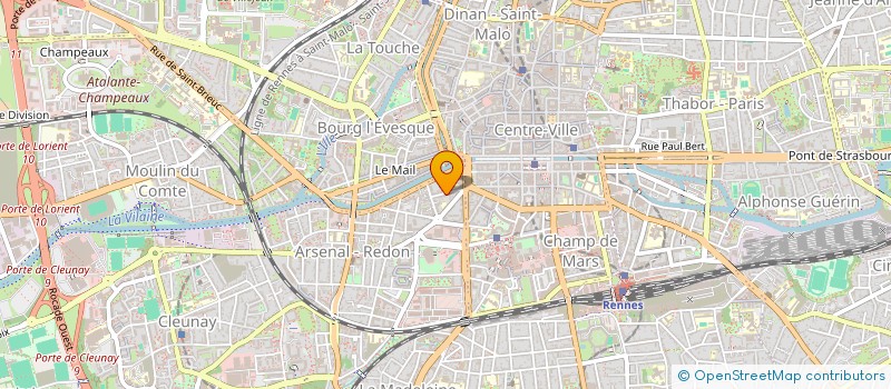 localisation de l'entreprise SCI BOURGINVEST  RENNES