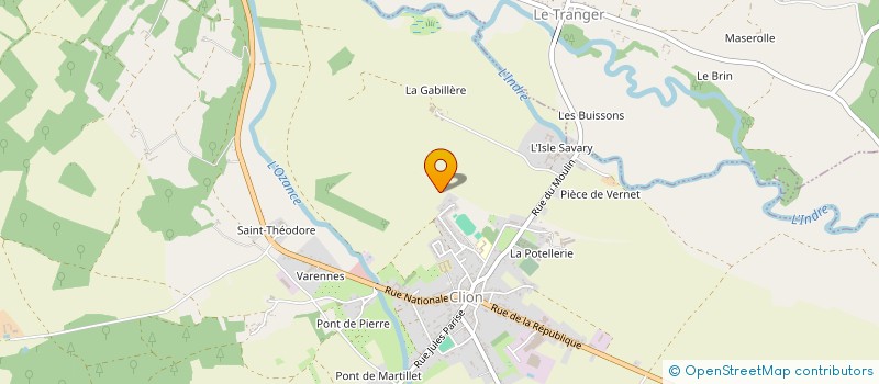 localisation de l'entreprise SCI BOURGNEUF à FLERE-LA-RIVIERE