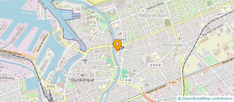 localisation de l'entreprise SCI BOURGOGNE à DUNKERQUE