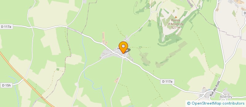 localisation de l'entreprise SCI BOURGOGNE II  ALLEREY