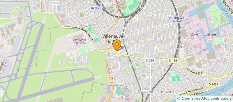 localisation de l'entreprise SCI BOURGOGNE IMMOBILIERE à VILLENEUVE-LE-ROI
