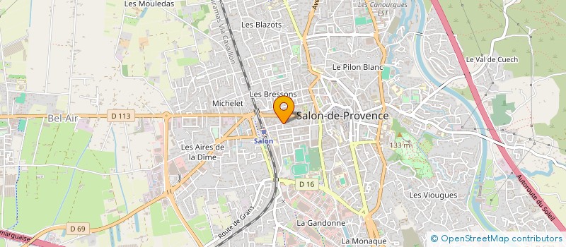 localisation de l'entreprise SCI BOURGOGNE-PROVENCE  SALON-DE-PROVENCE