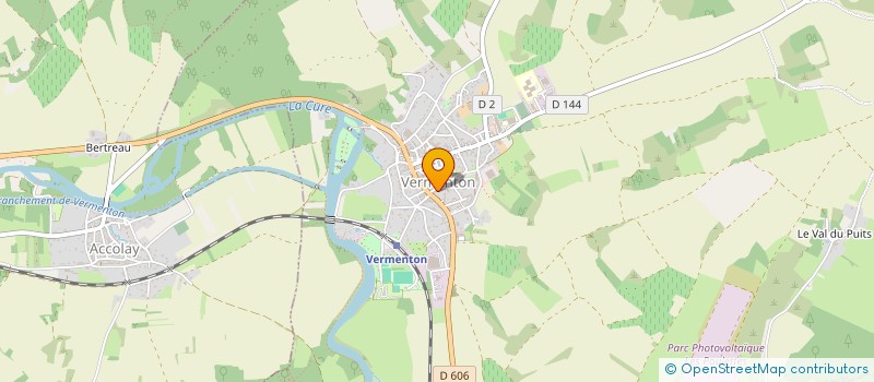 localisation de l'entreprise SCI BOURGOGNE SAINT JOSEPH  VERMENTON