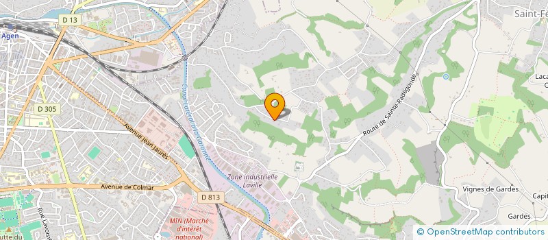 localisation de l'entreprise SCI BOURGOIN JAVA  BON ENCONTRE