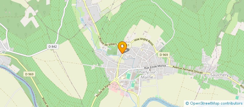 localisation de l'entreprise SCI BOURGOIS BAILLOUX  CHARLY-SUR-MARNE