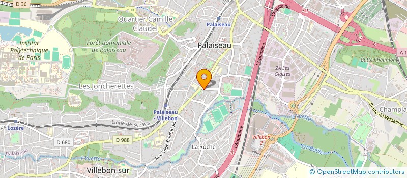 localisation de l'entreprise SCI BOURGUIBA à PALAISEAU