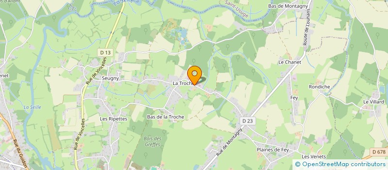 localisation de l'entreprise SCI BOURGUIGNONE à LOUHANS