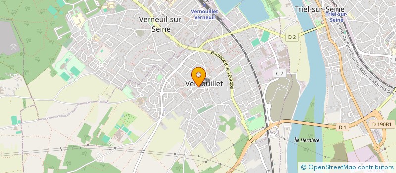 localisation de l'entreprise SCI BOURGUIN NAHI  VERNOUILLET