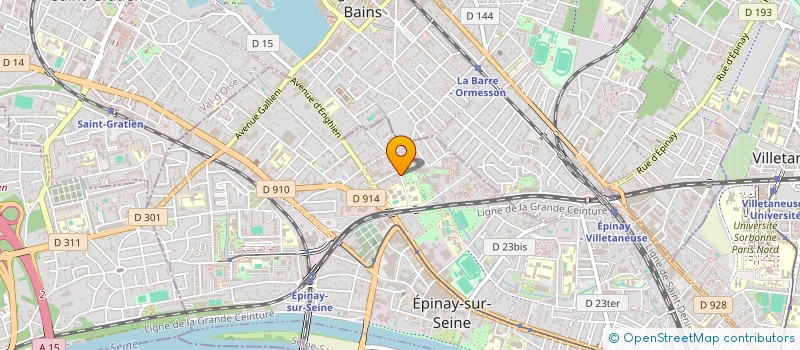localisation de l'entreprise SCI BOURGY BEZIAU à EPINAY-SUR-SEINE