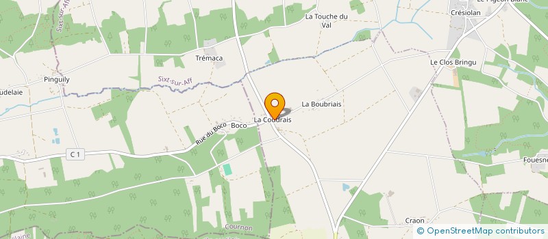 localisation de l'entreprise SCI BOURHIS à SAINTE-MARIE