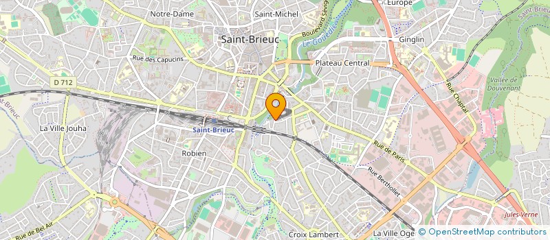 localisation de l'entreprise SCI BOURHY à SAINT-BRIEUC