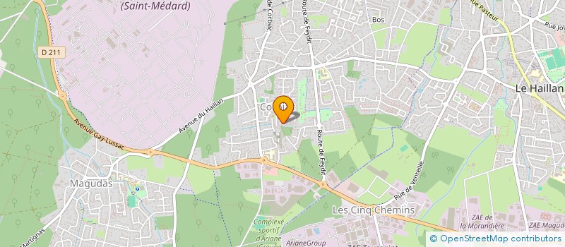 localisation de l'entreprise SCI  BOURILLE  SAINT-MEDARD-EN-JALLES