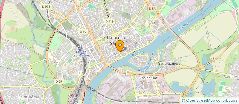 localisation de l'entreprise SCI BOURIT à CHALON-SUR-SAONE
