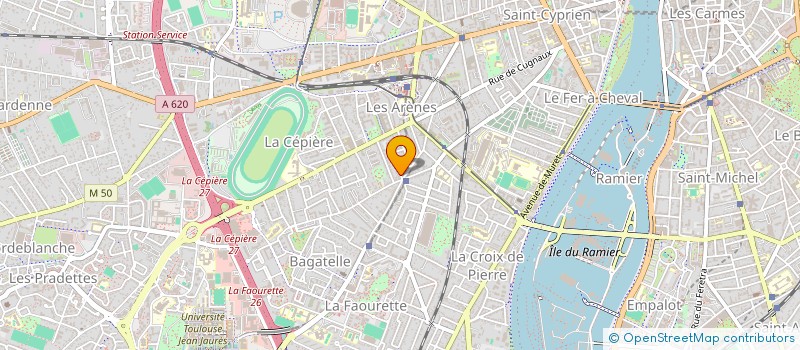 localisation de l'entreprise SCI BOURLAND à TOULOUSE