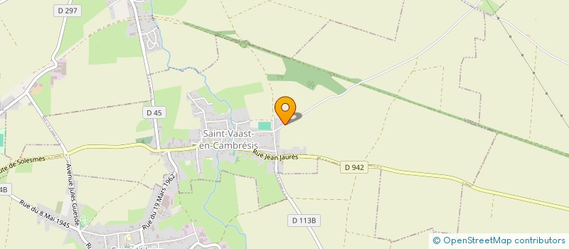 localisation de l'entreprise SCI BOURLET-SANIEZ  SAINT-VAAST-EN-CAMBRESIS