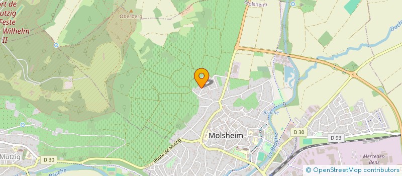 localisation de l'entreprise SCI BOURLETT  MOLSHEIM