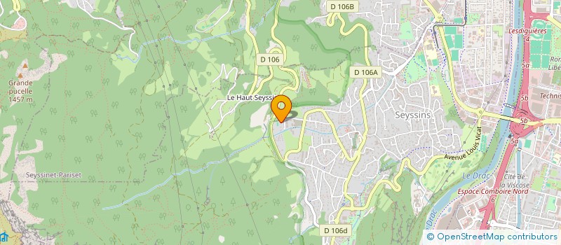 localisation de l'entreprise SCI BOURNET à SEYSSINS