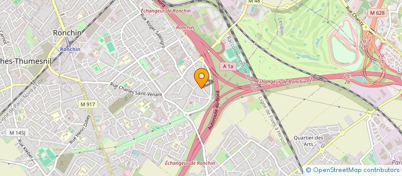 localisation de l'entreprise SCI BOURON  RONCHIN