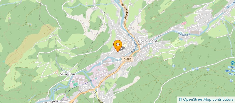 localisation de l'entreprise SCI BOUROT  CORNIMONT